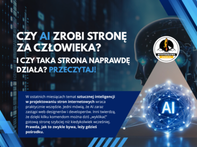 Czy AI zrobi stronę za człowieka? Czy taka strona naprawdę działa?