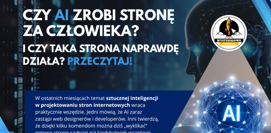 Czy AI zrobi stronę za człowieka? Czy taka strona naprawdę działa?